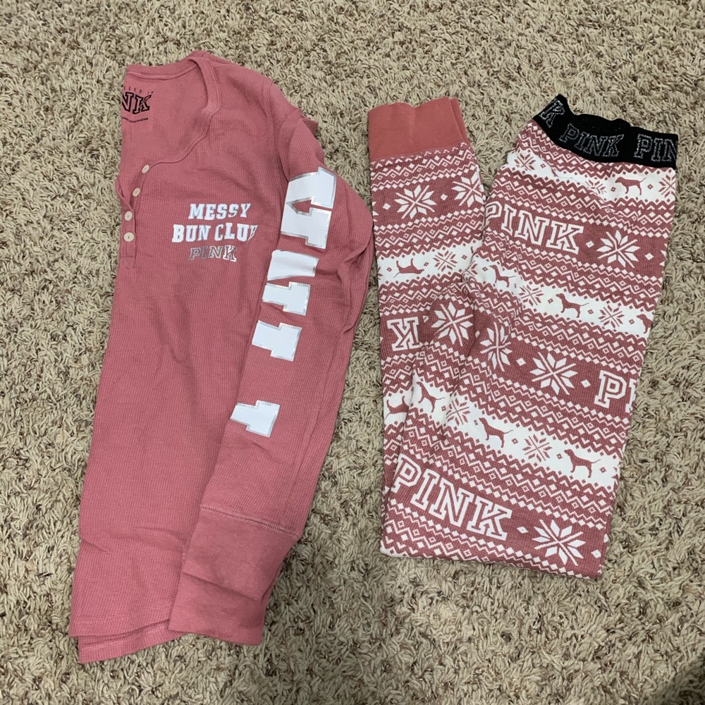 NWOT VS Pink pajama set